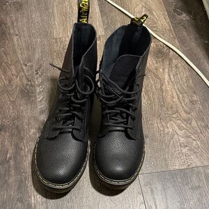 Dr. Martens Black Leather Boots